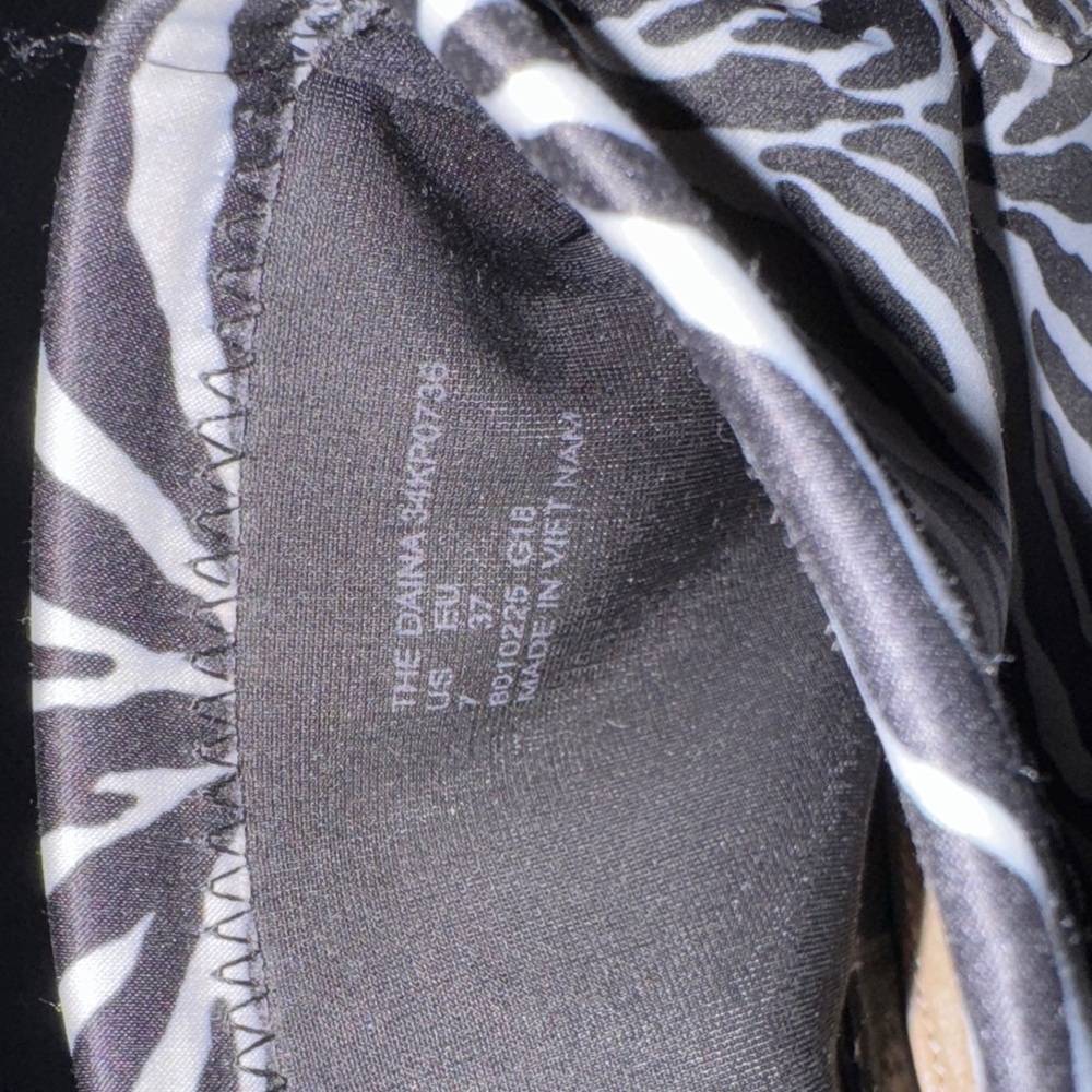 Katy Perry Collections Black and White Zebra Ankle Boots - Picture 5 of 5